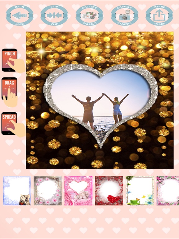 Love Frames To Create Cards With Photos App Drops Screenshot 1 For Love Frames To Create Cards With Photos