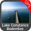 Bodensee GPS Navi Karte für bootfahren angeln und segeln - Flytomap