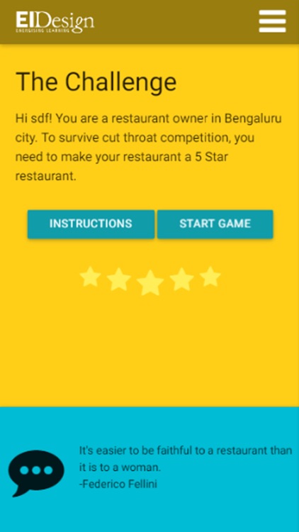 Restaurateur Game