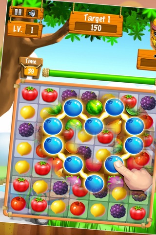 Crazy Fruits Garden - Match 3 screenshot 2