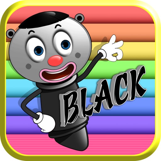 Funny Crayons - Black icon