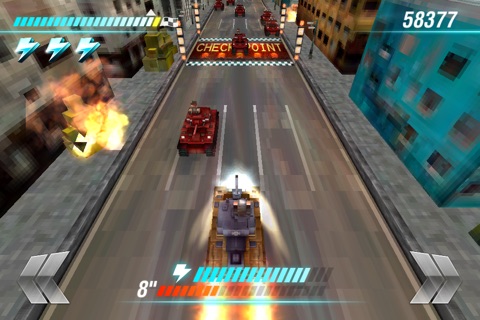 Survival Tanks | Blocky Tanky Racing Game For Free screenshot 4