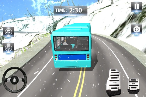 Snow Bus Driver Simulator 2017 screenshot 2