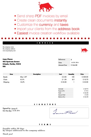 Invoice Maker Platinum: Essential PDF Invoicing & Mobile Estimates screenshot 3