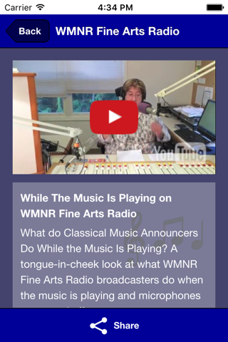 WMNR Fine Arts Radio screenshot 3