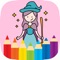 Princess Coloring Book - All in 1 Draw Paint and Color Games HD For Kids and Toddler