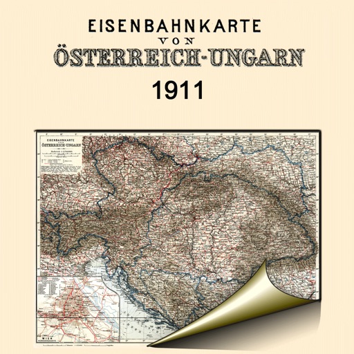 Austria-Hungary (1911). Historical map.