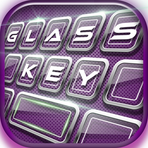Glass Keyboard! - Personalize Your Keyboard with Colorful Themes, Cool Fonts and Emoji Art icon