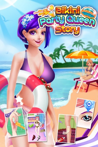 Bikini Party Queen Story - Dress up, Makeu up, Spa & Free Girls Games screenshot 3