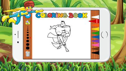 How to cancel & delete Superhero Coloring Books from iphone & ipad 2