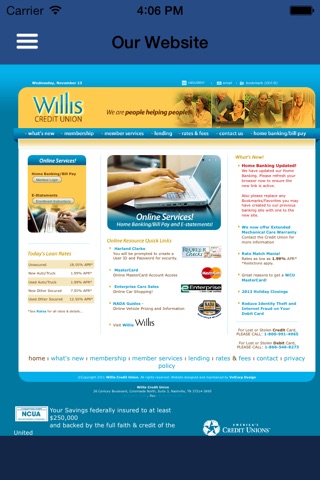 Willis Credit Union screenshot 3