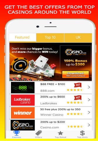 Real Money Casino Bonuses Guide - Including Special Offer for Rich Casino Players screenshot 2