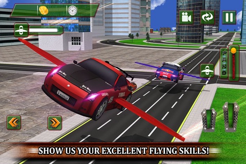 Multistory Flying Car Parking - Airplane Landing Simulator screenshot 2