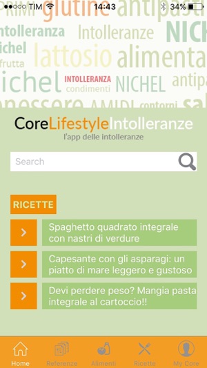 CoreLifeStyle Intolleranze