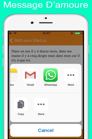 SMS D'amour : +900 Messages Français pour Whatsapp screenshot 3