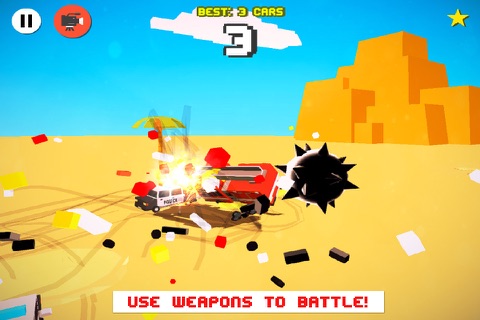 Smashy Dash 3 - PRO Crossy Crashy Cars and Cops - Wanted screenshot 4