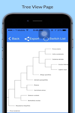 Phylotastic screenshot 3