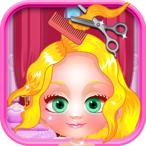 Princess Hairsalon - Girls Makeup, Dressup and Makeover Games Icon