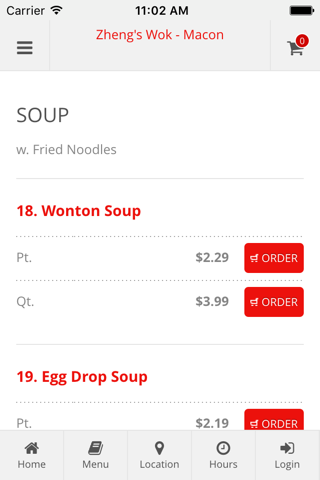 Zheng's Wok - Macon Online Ordering screenshot 3