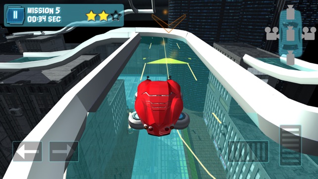 Hover Car Parking Simulator - Flying Hoverboard Car City Rac(圖3)-速報App