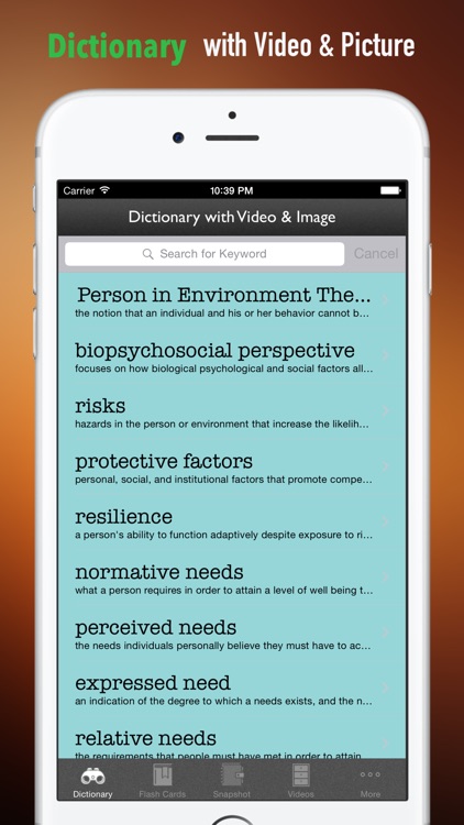 ASWB Masters Exam Prep Guide: Social Work License Courses with Glossary Flashcards screenshot-3