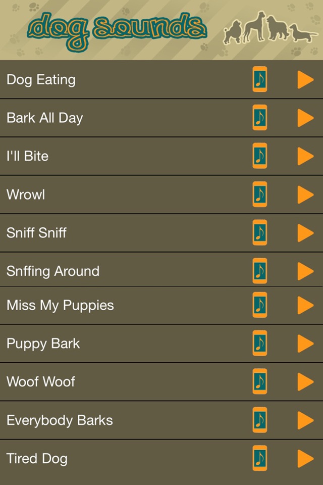 Dog Ringtones – Free Melodies and Sounds for iPhone screenshot 3
