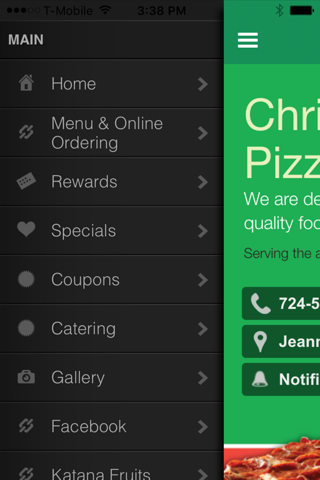 Christopher's Pizza screenshot 2