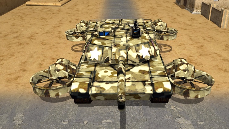 Battle Tank Flying 3D Simulator screenshot-3