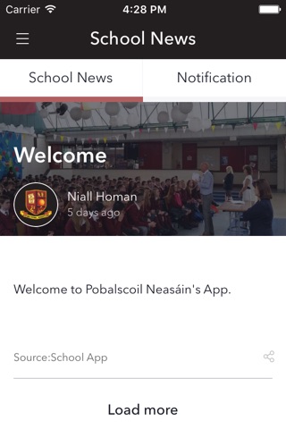 Pobalscoil Neasáin screenshot 2