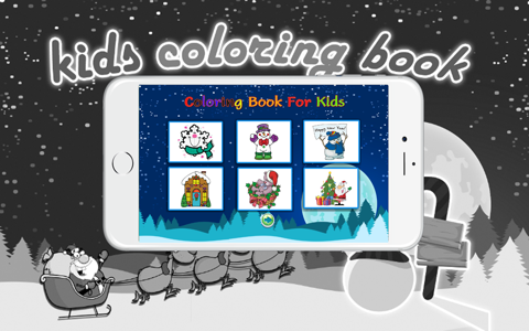 Coloring books (Christmas) : Coloring Pages & Learning Educational Games For Kids Free! screenshot 2