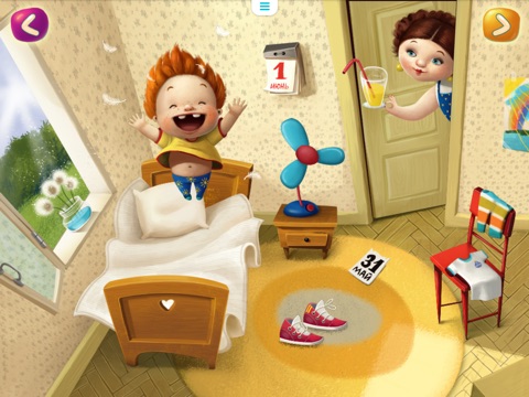 Summer Day: learning new words with kids. Interactive book for toddlers. screenshot 3