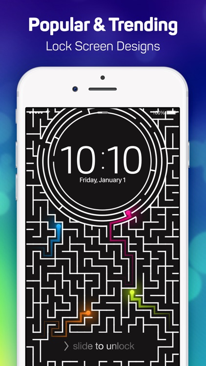 Lock Screen Designer Free - Lockscreen Themes and Live Wallpapers for iPhone. screenshot-4