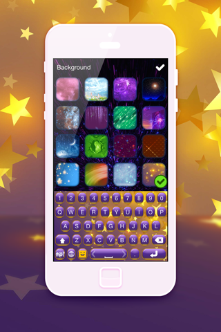 Magic Keyboard Designs – Glow.ing Key Skins with Cute Emoji and Fonts for Text.ing screenshot 3