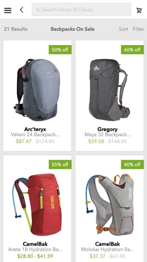 SteepandCheap.com – Daily Discounted Outdoor Gear Deals(圖4)-速報App