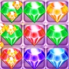 Jewel Ruby Gem Pop: A match 3 dots star splash game