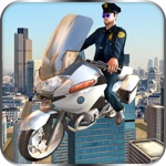 Flying Police Bike Rider 2016 - Ride  Fly Motorcyle in the City To be a Best Traffic police
