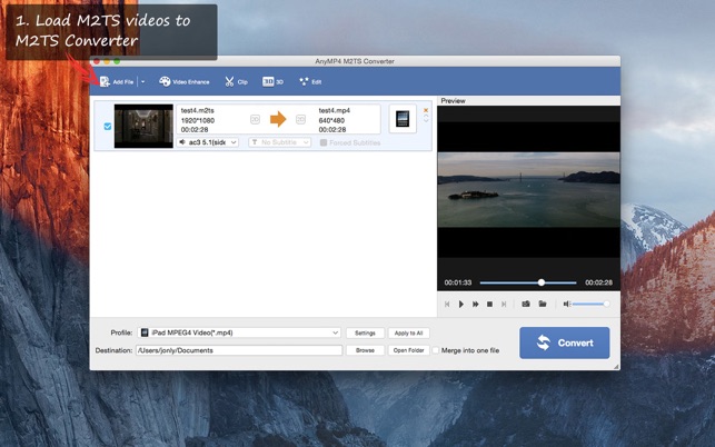 Anymp4 M2ts File Converter On The Mac App Store