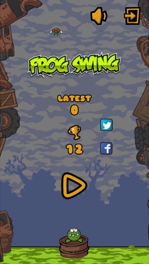 Frog Swing - Rope Swinging and Fly Games