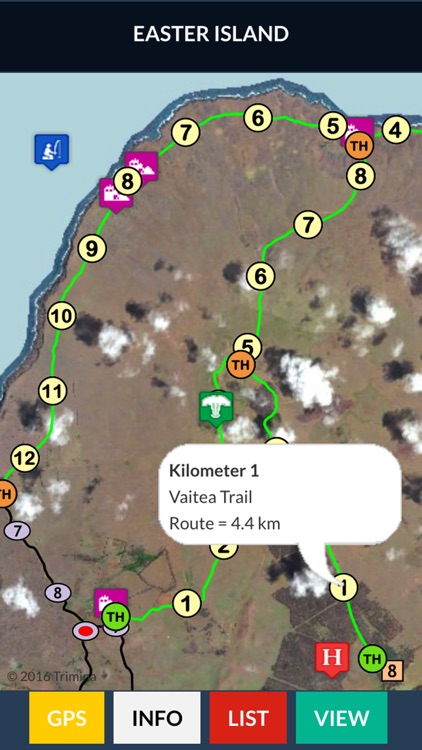 Easter Island Trail Map OFFLINE