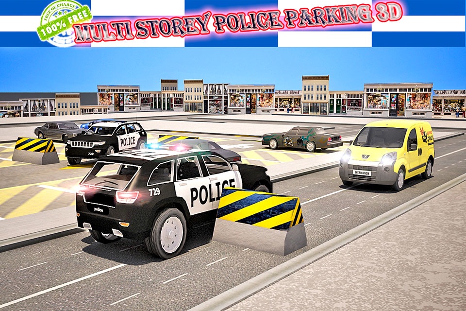 MultiStorey Police Car Parking 2016 - Multi Level Park Plaza Driving Simulator 3D screenshot 4