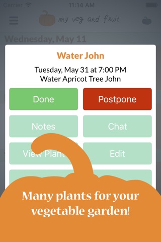 myVeg&Fruit | The app to manage your vegetable garden screenshot 4