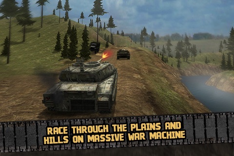Offroad Tank Driving Simulator 3D Full screenshot 4
