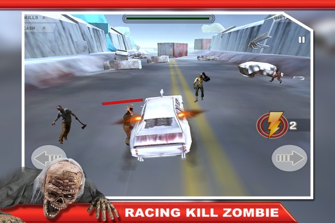 Racing Kill Zombies 3D screenshot 2