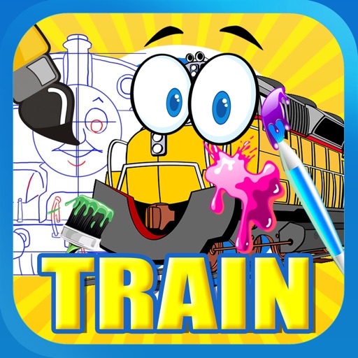 Paint Kids Bob Trains Thomas Edition iOS App