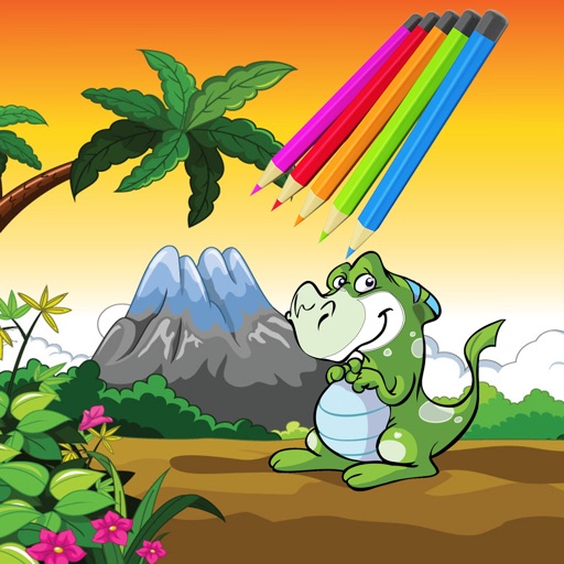 Kids Coloring Book DinoSaur - Educational Learning Games For Kids And ...