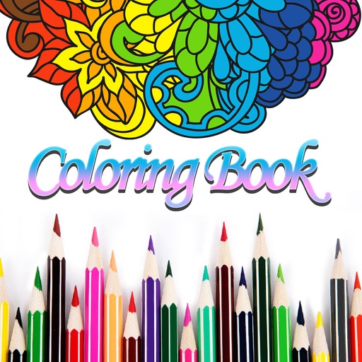 FREE Adult Coloring Book - Color Therapy Page for Anti-Stress Relief