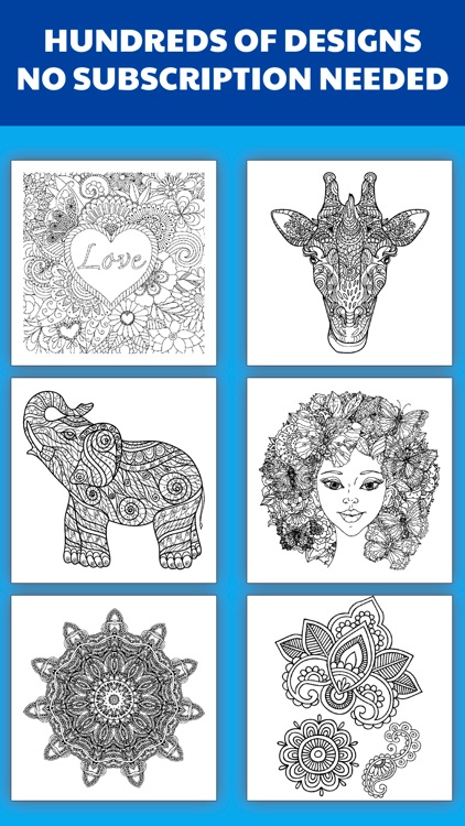 Color.ly Volume 1 - Adult coloring book (Animals, Basic, Celtic mosaic, Collage, Elephants, Floral, Geometric, Kids, Mandala, Oriental, Owls)