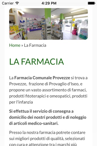 Farmacia Comunale Provezze screenshot 2
