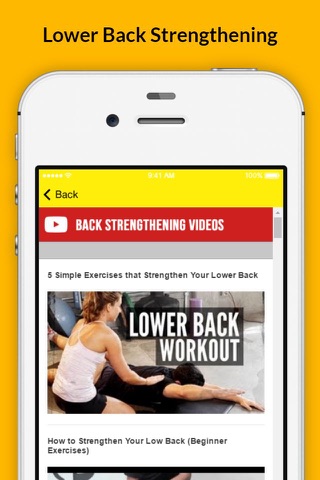 Back Strengthening Exercises - Kill Your Back Pain screenshot 3