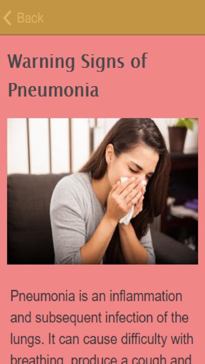 Symptoms Of Pneumonia